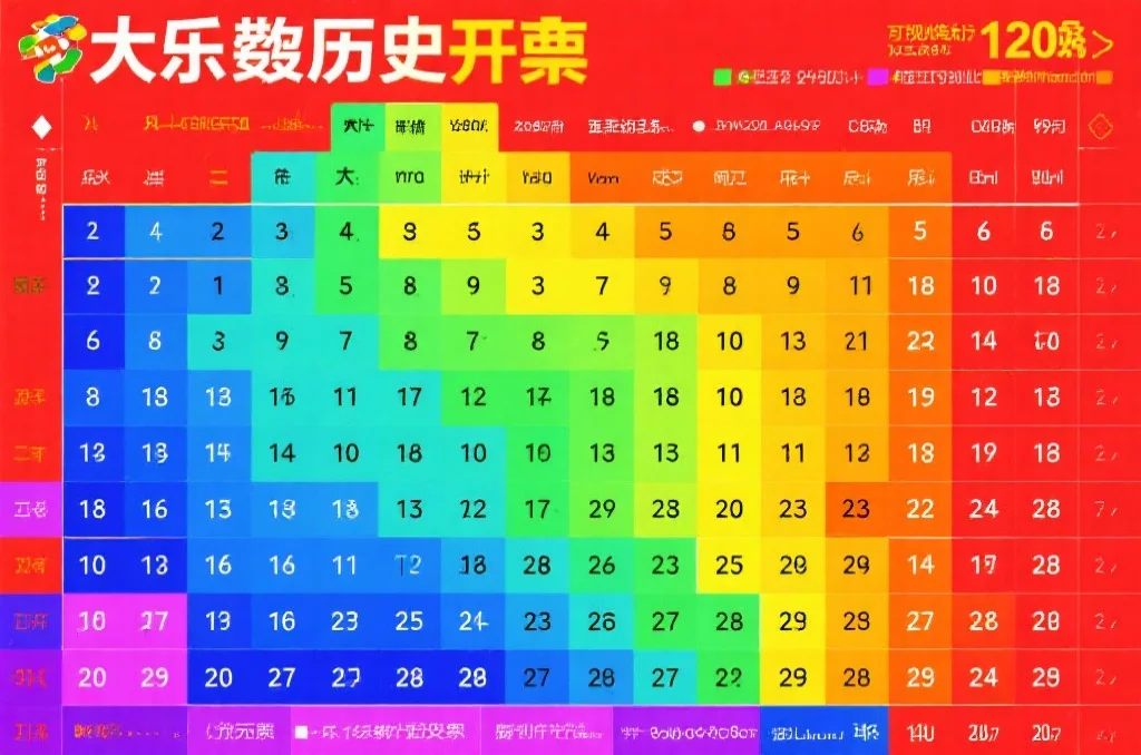 体彩大乐透历史开奖趣味数据分析:最热与最冷号码大盘点